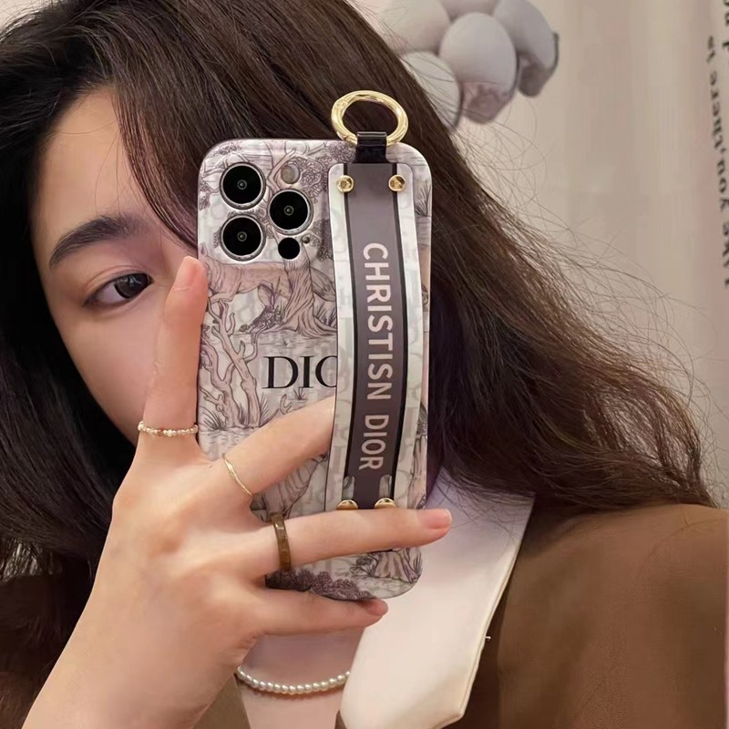 Dior ディオールiphone 15 pro max plus ultraケース個性リング付バンドブランドスタンド アイフォン15プロ安いファッション