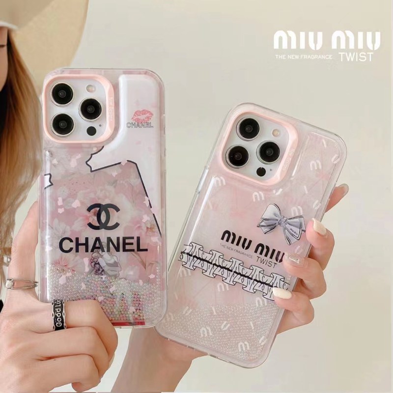 ミュウミュウ MiuMiu シャネル Chanel Dior Prada 女性向け iphone 15 ultraケースアイフォン15 14プラス  13 mini 12 xr xs maxケース ファッション経典