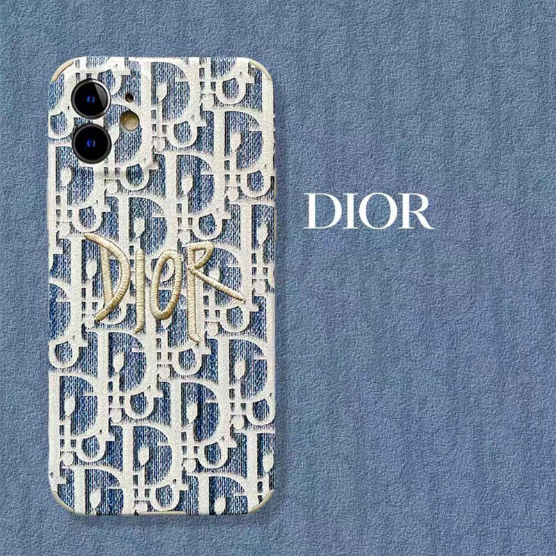 Dior/ディオール ブランド iphone13/13 pro/13 pro maxケース 個性潮 刺繍 アイフォン13カバー ジャケット型 激安