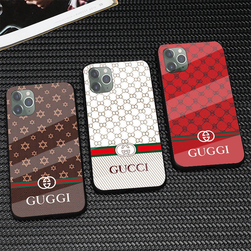 グッチ Gucci ブランド アイフォン13/13 pro max/13miniカバー 硝子 かわいい 蜂 縞 モノグラム 全機種対応