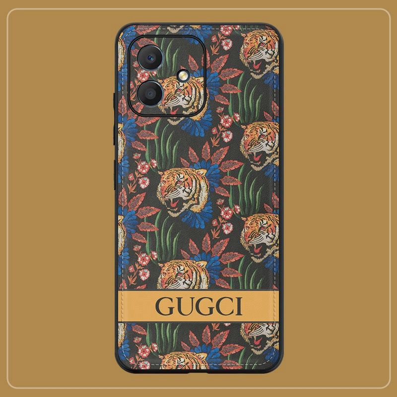 Gucci ハイブランド グッチ iphone14/14pro/14pro max/14plusケース かわいい 虎柄 全機種対応 Galaxy A23 5G/S22/S22+/S22 ultraケース 植物