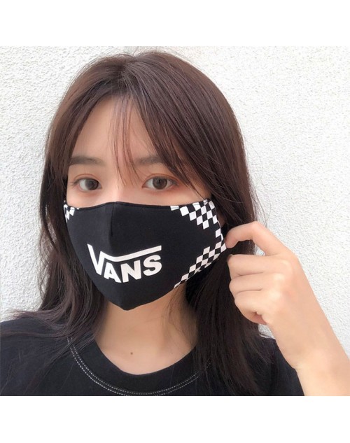 Vans ブランド 学生用 大人用 ヴァンズ マスク 春夏秋冬専用 格子柄 接触冷感 通気性 抗菌 防臭 花粉症 UVカット 飛沫感染 コロナ予防 ウィルス対策  洗える サイズ メンズ レディーズ