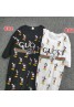 GUCCI Tシャツ ハイブランド 半袖T-shirt  原宿系 グッチ 黒白プリント 春夏秋 ファッション 個性 ディズニー ミッキーマウス ダンス衣装 disney 韓国風 大きいサイズ ヒップホップ カジュアル 通学 激安 レディース