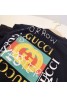 Gucci ブランド グッチ 子供Tシャツ 個性 大人用T-shirt モノグラム 通気性  抗菌 防臭 洗える 黒白 大きいサイズ メンズ レディース 100-150 S-2XL 