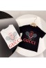 グッチ Tシャツ ハイブランド 半袖Tシャツ 原宿系 Gucci T-shirt 黒白プリント 春夏秋 テニスラケット 個性 ダンス衣装 韓国風 大きいサイズ ヒップホップ カジュアル 通学 激安 ファッション メンズ レディース