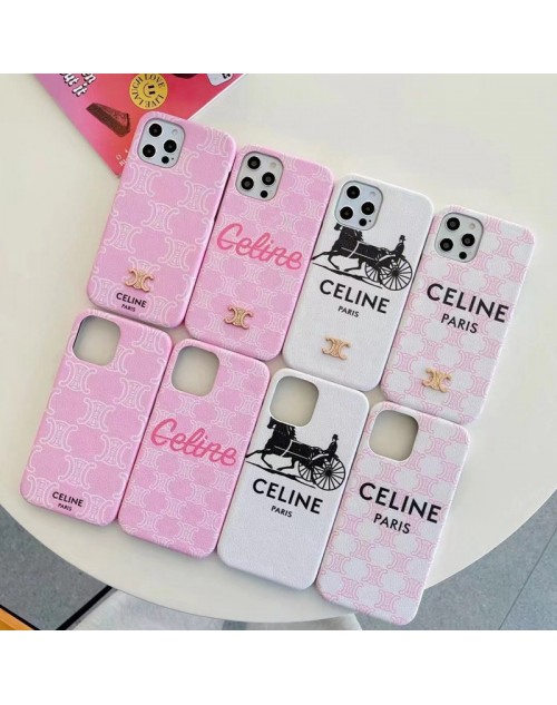 セリーヌ/CELINE ブランド iphone 13 pro/13 pro max/13 miniケース 個性 キャリッジ 人気レザー アイフォン13/12 pro max/11/x/8/7カバー コピー メンズ レディーズ