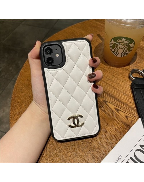 シャネル ブランド iphone 15/14/13 pro/13 pro max/13 miniケース かわいい CHANEL 縫い レザー セレブ愛用 ジャケット型 菱形紋  耐衝撃 激安 アイフォン13プロ/13ミニカバー ファッション レディース