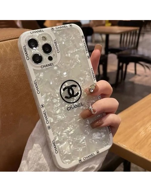 CHANEL ブランド iphone13 pro/13 mini/13 pro maxケース シャネル 韓国風 きらきら シェル柄 ジャケット型 アイフォン13/12 pro max/11/x/xs/xrケース 女性愛用 メンズ レディース