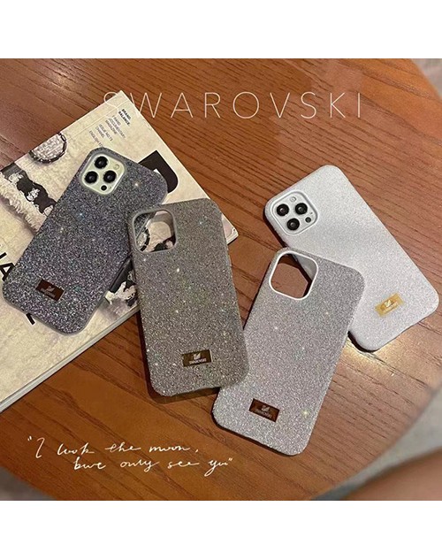 Swarovski ブランド iphone13 pro/13 mini/13 pro maxケース 韓国風 きらきら スワロフスキー ジャケット型 アイフォン13/12 pro max/11/x/xs/xrケース 女性向け メンズ レディース