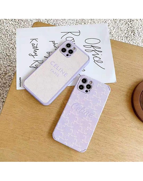 セリーヌ ブランド iPhone 13 Pro/12S/12 Mini/12 Pro Max/11 Pro Maxケース お洒落 CELINE 四角保護  ジャケット型 モノグラム 全面保護 シンプル メンズ レディース