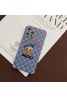 グッチ/ディズニーコラボiphone 13/12S/12/12 pro/12 mini/12 pro maxケースレザー製Gucci 可愛い刺繍四角保護ジャケット型アイフォン11/11 pro/11 pro max/se2カバー Disneyドナルドダック四角保護チェリー IPHONE X/XS/XR/8/7ケースIns風芸能人愛用メンズ レディーズ