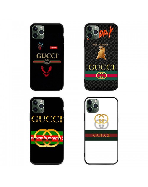 グッチ ブランド パロディ風 GUCCI iphone 12/12 pro/12 mini/12 pro maxケース シュプリーム ビジネス ガラス Galaxy s10/s20+/s20 ultraカバー SUPREME 全機種対応 HUAWEI Mate 30 Pro 5Gケース メンズ レディース