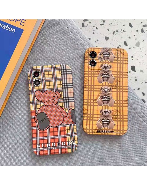 バーバリー ブランド 熊柄 セレブ愛用 iphone 12/12 pro/12 mini/12 pro maxケース Burberry シンプル 個性 格子 iphone x/xr/xs/xs maxケース 新品 可愛い iphone xs/11/8 plus/se2ケース 高級 人気 LINEで簡単にご注文可 ファッション