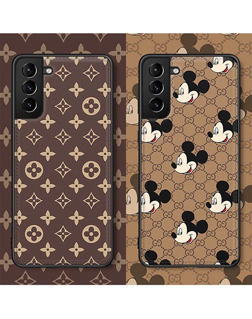 Gucci ディズニー コラボ iphone 13 pro/13 pro max/13 mini/12ケース LV ルイヴィトン galaxy s21/s20/note21/note20ケース レザー グッチ Disney LV ブランド モノグラム カバー 個性潮 ジャケット アイフォン13/12/11 pro max/x/xr/xs max/8plus/7plus/se2ケース 