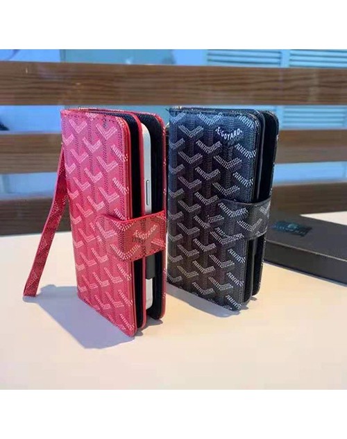 ゴヤール ブランド ミニバッグ iphone12/12 pro/12pro maxケース Goyard スマホカバー オシャレ 手帳型 xperia/aquos/galaxy/huawei全機種対応 カードポケット付き Galaxy Note20/ Note20Ultra/note10/s10ケース コピー