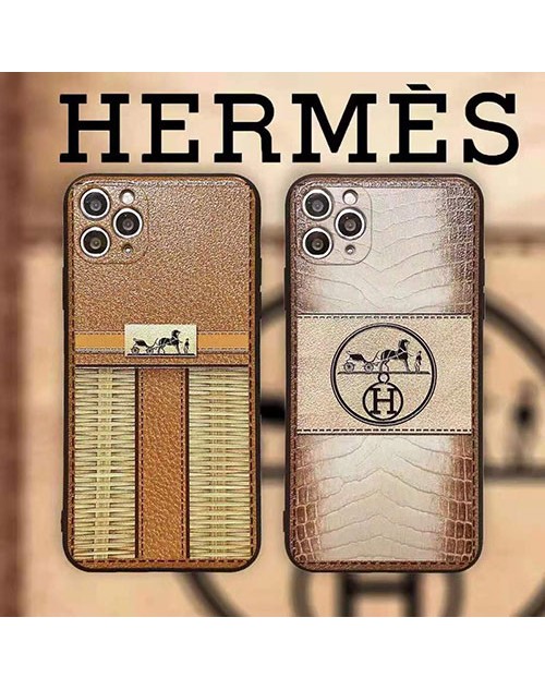 エルメス ブランド iphone 12 /12 pro/12 mini/12 pro maxケース 個性 レザー Hermes 潮流 iphone11/11pro/11pro maxケース カード入れ オシャレ 人気 iphone x/xs/xr/xs maxケース 男女兼用