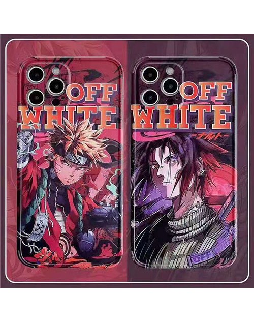 オフホワイト ブランド iphone12/12pro max/12 mini/12 proケース ナルトの絵柄ケース Off-white iphone11/11pro/11 pro maxケース 人気 iphone xr/xs maxケース 韓国風 男女兼用 