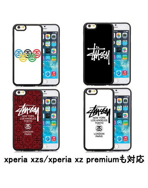 ステューシー iphone 13/12s/12 pro max/11/xs/ xs max/xr/11pro/se2ケース Stussy Galaxy s21/s20+/a30/s10/S9+/S8/S7edge ケース Xperia