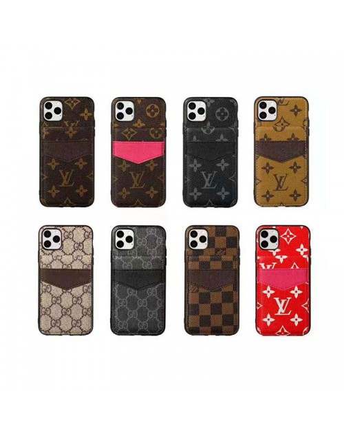 Gucci グッチ ブランド iPhone 14/14 pro/14 pro max/13/12/11ケース カード入れ LV ルイヴィトン galaxy s21/s20/s10/s9/note20/note10スマホケース アイフォン14/12 pro max/xs/xs max/xr/8/7/6/se2ケース ジャケット 8個