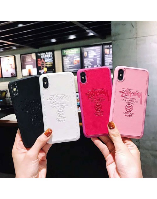 stussy iPhone 11 pro/xr/xs/xs maxケース ステューシーIphone x/8/7スマホケース ジャケット ブランド Iphone6/6s Plus Iphone6/6sカバー 凹み絵柄