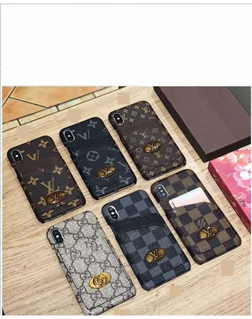 lv iPhone xs/xs plusケース ルイヴィトン Iphone9/x/8/7 plusスマホケース ブランドグッチIphone6/6s Plus Iphone6/6sカバー ジャケット カード入れ 立体的ロゴマック