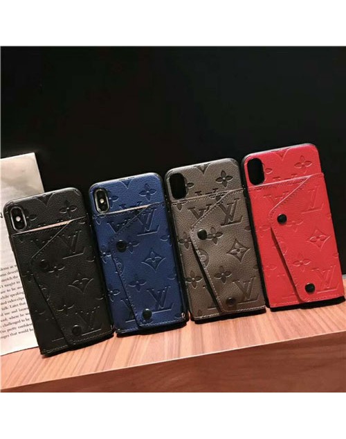 lv iPhone xr/xs max/xs/11pro maxケース ルイヴィトン iphone  x/8/7スマホケース galaxy s10/s9+ケースブランドIphone6/6s Plus Iphone6/6sカバー ジャケット カード入れ モノグラム