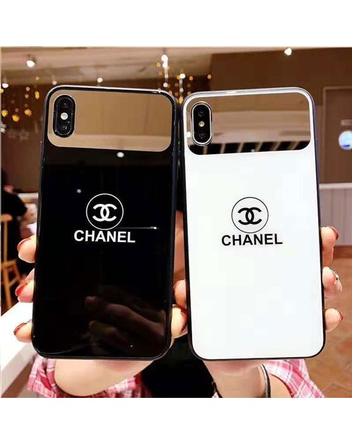 chanel iPhone 13/12/11/xr/xs max/xsケース シャネル iphone x/8/7スマホケース ブランド Iphone6/6s Plus Iphone6/6sカバー ジャケット 鏡付き