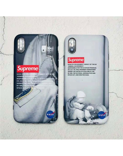 supreme iPhone xr/xs max/xsケース シュプリーム iphone x/8/7スマホケース ブランド Iphone6/6s Plus Iphone6/6sカバー ジャケット 宇宙ステューシー絵柄