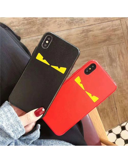 fendi iPhone xr/xs max/xsケース フェンデイ iphone x/8/7スマホケース ブランド ジャケット 怪獣 可愛 