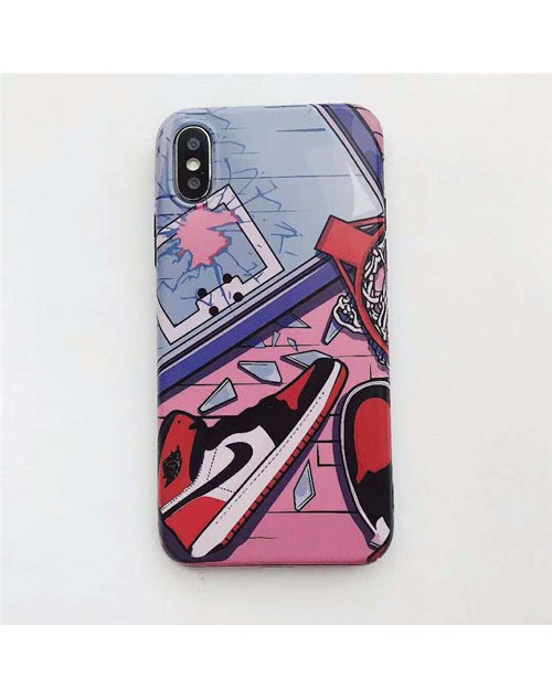 nike iPhone xr/xs max/xsケース ナイキ iphone x/8/7/6スマホケース ブランド Iphone6/6s Plusカバー スニーカー絵柄