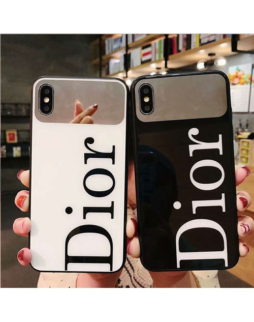 dior iPhone 12/12 pro/xr/xs max/xsケース ディオール iphone 12 pro max/x/8/7スマホケース ブランド Iphone 12 max/6/6s Plusカバー ジャケット 鏡付き