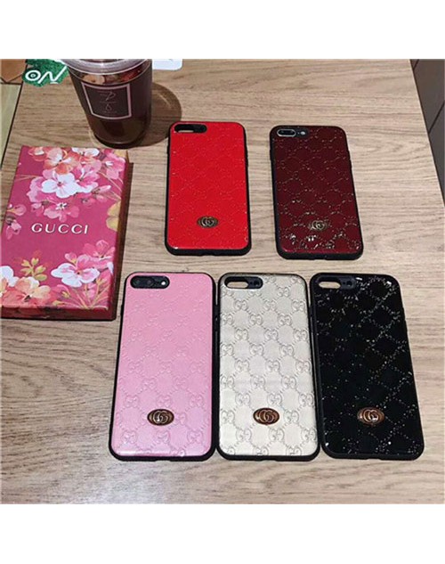 gucci iPhone xr/xs max/xsケース グッチ iphone x/8/7スマホケース ブランド Iphone6/6s Plusカバー ジャケット モノグラム 立体的なGGロゴ