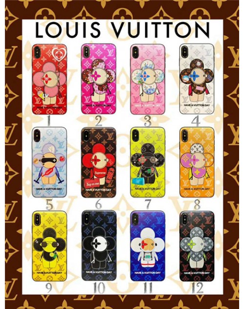 lv iPhone 11/11pro/xr/xs max/xs HUAWEI P30/P30proケース ルイヴィトンiphone x/8/7スマホケース ブランド Iphone6/6s Plus Iphone6/6sカバー ジャケット モノグラム 太陽花絵柄