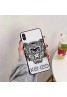 ケンゾー kenzo iphone xr/xs maxケース 虎頭付き アイフォン xs/xケース ブランドカッコイイ iphone 8/7 plusケースファッションオシャレ 人気ペア