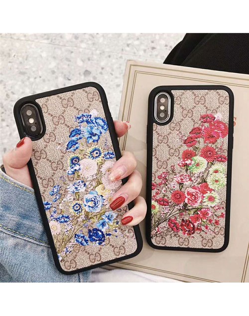 グッチgucci iphone xr/xs/xs maxケース 花柄 iphone x/10/テンケース Galaxy s10/s10+/s9plusケースファッションブランド アイフォン 8/7/s plusケースオシャレ新作 ジャケット