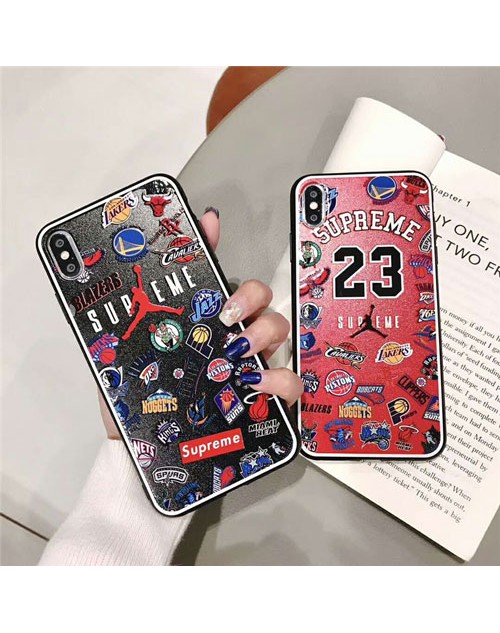 シュプリーム ジョーダン コンボ ブランド iphone 12/12mini/11/11 pro/xr/xs maxケース supreme NBAプリント jordan スポーツ風 アイフォン12/12pro/xs/xケース 個性 iphone 8/7 plusケース オシャレ 男女兼用