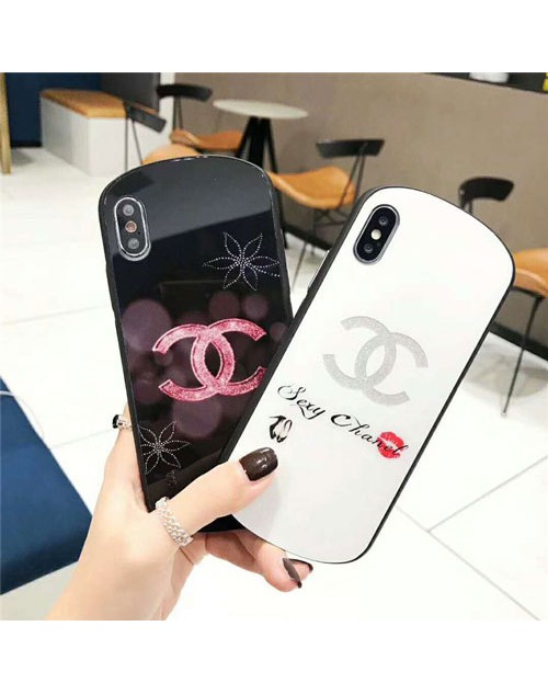 Chanel iphone xr/xs maxケースシャネル iphone x/xs/テンアールケースオシャレキラキラ iphone 8/7 plusケース レディース向け