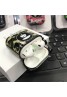 シュプリーム Air pods proケース潮流 Aapeエアーポッズ収納ケースリングフックストラップ付き軽量 携帯便利 ブランドエアーポッズカバーシリコン耐衝撃 紛失防止 防塵 