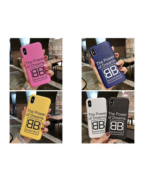 BALENCIAGA  iphone xr/xs maxケース ブランド 個性 iphone xs/xスマートフォンケース iphone 8/7 plusカバー 韓国風アイフォン x/8 plusケース 男女兼用