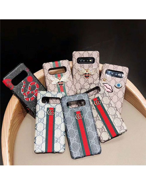 グッチ Galaxy s10/s10+ケース ブランドgucci ギャラクシー s20+/s9/s10eケース iphone xr/xs maxケース ミツバチ蛇付き アイフォンx/8 plusケースファッション薄型