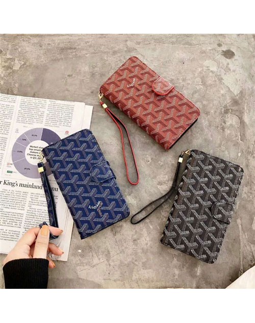 Goyard Galaxy s10/s10+ケース ギャラクシーs9/s10eケースブランドゴヤール iphone xr/xs maxケース手帳型アイフォンx/8 plusケース xperia xz1/xzs/xzケース エクスぺリアxz premiunケース