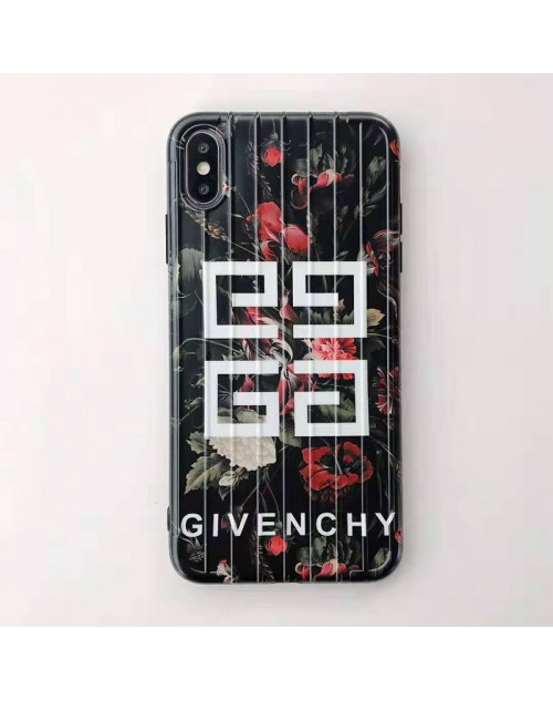 GIVENCHY ジバンシー iphone 12/12 pro/11/11proMAX/11R/se2ケース ブランド iphone 12 pro max/xr/xs  maxケース サメ犬花柄プリント iphone 12 max/x/8/7 plusカバー 高品質 オシャレ