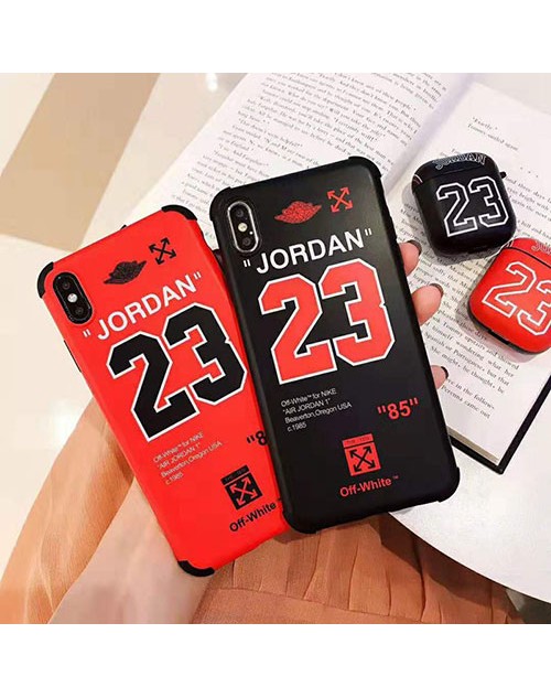 jordan iphone 11pro maxケースジョーダンoff-white iphone xr/xs maxケース 潮流個性 iphone x/8/7 plusカバー 男女兼用 ファッション人気