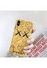 KAWS iphone 11/11pro maxケースブランド アイフォンxr/xs maxケース 個性キャラクター アイフォンx/8/7 plusケース 心型可愛い