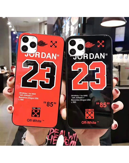 ジョーダン off-white iphone 11/11pro/11pro maxケース ブランド スポーツ風 iphone xr/xs maxケース 超人気 アイフォン x/8/7 plusケース ファッションオシャレ 男女兼用