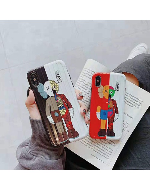 kaws iphone 11/11pro/11pro maxケースブランド iphone xr/xs maxケース 個性パロディ風 アイフォン x/8/7 plusケース ファッション大人気 激安