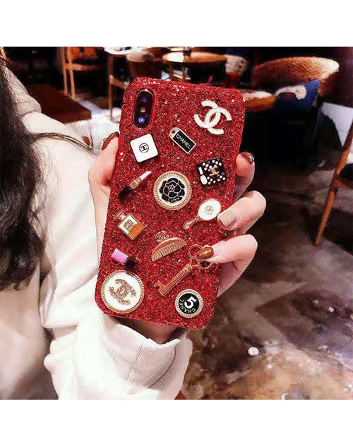 シャネル chanel iphone11/11pro/11 pro maxケースブランド iphone xr/xs maxケース レディース向けキラキラアイフォン x/8/7 plusケース ファッションオシャレ小香風 