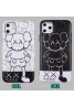 KAWS iphone 11/11pro maxケース 個性パロディ風 iphone xr/xs maxケース 潮流人気 iphone x/8/7 plusケース 学生適用 ファッションおしゃれジャケット