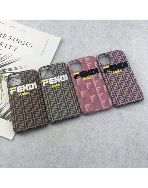 フェンデイ iphone11/11pro maxケース fendi ブランド iphone xr/xs  maxケースGalaxy s10/note10ケース刺繍ロゴ アイフォン x/8/7 plusケースファッションお洒落経典スタイル