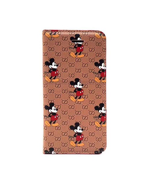 GUCCI/グッチ disney 女性向け iphone 11/xr/xs max/se2ケース 手帳型 ビジネス ストラップ付きジャケット型 2020 iphone12ケース 高級 人気アイフォン12カバー レディース バッグ型 ブランド